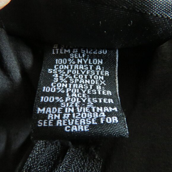 VINTAGE TORRID Y2K Black Lace Satin Bustier Top Goth Whimsigoth Fairy 2X - Picture 13 of 14